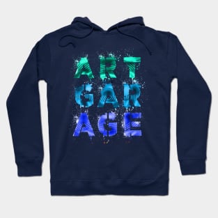 Street Art Garage Splash Graffiti Hoodie